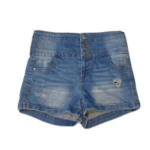 Tinseltown Denim Shorts Size 9 Women's Medium Wash High Waist NWOT